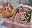 Karaca Home Charm Exclusive Koyu Pudra Banyo Havlusu 85x150 cm