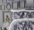 Karaca Home Elvira Antrasit Saten King Size Nevresim Takımı