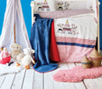 Karaca Home Tent Aplike /Nakış 13 Parça Bebek Seti