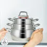 Karaca Emirgan İndüksiyon Tabanlı 6 Parça Çelik Midi Set