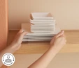 Karaca Forever Bone Trend Emboss 32 Parça 6 Kişilik Kahvaltı Takımı