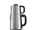 Karaca Tea Break 2 in 1 Su Isıtıcı Çelik Çay Makinesi Inox Siyah