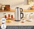 Karaca Tea Break 2 in 1 Su Isıtıcı Çelik Çay Makinesi Inox Siyah