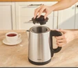 Karaca Tea Break 2 in 1 Su Isıtıcı Çelik Çay Makinesi Inox Siyah