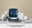 Karaca Fine Pearl Midnight 26 Parça 6 Kişilik Kahvaltı Takımı