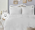 Karaca Home Verona Beyaz Brodeli %100 Pamuk Çift Kişilik Nevresim Takımı