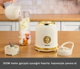 Karaca Retro Personal Kişisel Smoothie Blender Cream