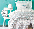 Karaca Home Shark Yeşil %100 Pamuk Genç Nevresim Takımı