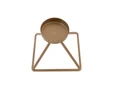 Karaca Home Geometri Mumluk Gold 13x13cm