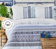 Karaca Home Nileso Mavi %100 Pamuk Tek Kişilik Nevresim Takımı