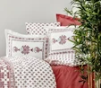 Karaca Home Poseidon Kırmızı %100 Pamuk Çift Kişilik Nevresim Takımı