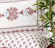 Karaca Home Poseidon Kırmızı %100 Pamuk Çift Kişilik Nevresim Takımı
