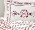 Karaca Home Poseidon Kırmızı %100 Pamuk Çift Kişilik Nevresim Takımı