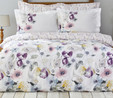 Karaca Home Primrose Mürdüm Çift Kişilik Nevresim Takımı