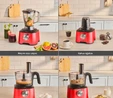 Karaca Mastermaid Power Multifunctional 10 in 1 Gıda Hazırlama Seti 2000W Red 