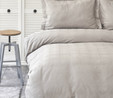 Karaca Home White Colletion Santino Gri %100 Pamuk Çift Kişilik Nevresim Takımı
