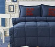 Karaca Home Softy İndigo Tek Kişilik Cotton Comfort Uyku Seti