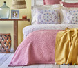 Karaca Home Bonbon Pembe Çift Kişilik Pamuk Winter Set
