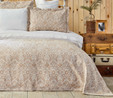 Karaca Home Folium Bej 6 Parça Çift Kişilik Brodeli Duet Set