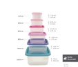 Karaca Dora Purple 6 Parça Saklama Kabı