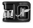 Karaca Hatır Plus 5 in 1 Essential Közde ve Sütlü Türk Kahvesi ve Filtre Kahve Makinesi Black Chrome