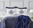 Karaca Home Glamour Simli Lacivert Çeyiz Seti