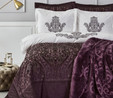 Karaca Home Glamour Simli Mürdüm Çeyiz Seti