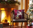karaca Home Woodland Kırmızı Geyik Cozy Kırlent 45x45 cm