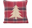 Karaca Home Woodland Kırmızı Ağaçlı Cozy Kırlent 45x45 cm