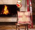 Karaca Home Woodland Bej Ağaçlı Cozy Kırlent 45 cm x 45 cm