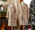 Karaca Home Woodland Bej Cozy Sabahlık S/M