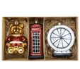 Karaca Home New Year Yılbaşı London Yılbaşı Ağaç Süsü Seti 3'lü