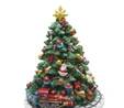 Karaca Home New Year Yılbaşı Tree Müzikli Obje 15cm