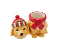 Karaca Home Golden Dog Dekoratif Kutu 25cm