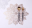 Karaca Home Snow Flake 2'li Amerikan Servis Altın