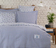 Karaca Home Blueberry Mavi Nonıron Tek Kişilik Nevresim Takımı