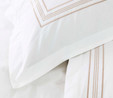 Karaca Home White Collection Freya Beyaz Nakışlı Percale Çift Kişilik Nevresim Takımı 