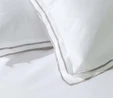 Karaca Home White Collection Victorie Percale Çift Kişilik Nevresim Takımı Pikolu Gri