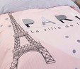 Karaca Home Young La Tour Eiffel Tek Kişilik %100 Pamuk Nevresim Takımı