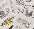 Karaca Home Young Music Tek Kişilik %100 Pamuk Pike