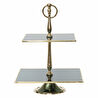 Karaca Home Line Dekoratif 2 Katlı Gold Kek Standı 25 cm