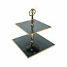 Karaca Home Line Dekoratif 2 Katlı Gold Kek Standı 25 cm