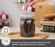 Karaca Karnaval Cam Saklama Kabı 980 ml