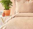 Karaca Home Back To Basic Koyu Pudra Çift Kişilik Yatak Örtüsü