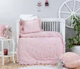 Karaca Home Royale Blush %100 Pamuk Müslin Nakışlı Private Bebek Yorgan Seti