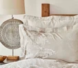 Karaca Home Nature Bej %100 Pamuk Çift Kişilik Nevresim Takımı