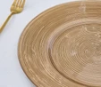 Karaca Premium Yuvarlak Supla Altın 33 Cm