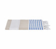 Karaca Home Ella %100 Pamuk Peştemal 130x170 cm Gri-Lacivert 