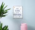 Karaca Home Best Girl in the Universe Çerçeveli Poster Tablo