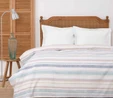 Karaca Home Bold Mavi %100 Pamuk Çift Kişilik Pike